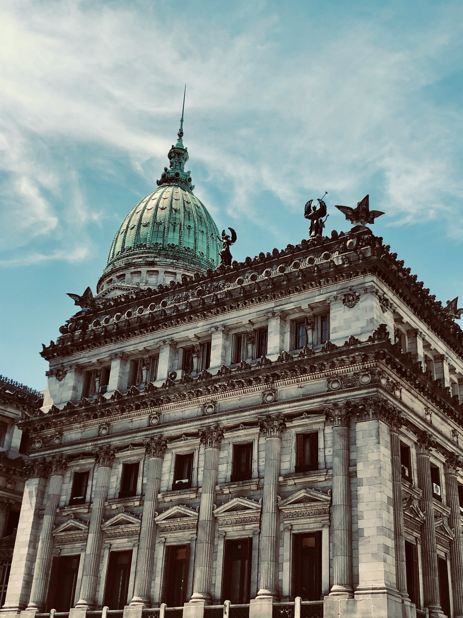 Classic architectural detail of Buenos Aires